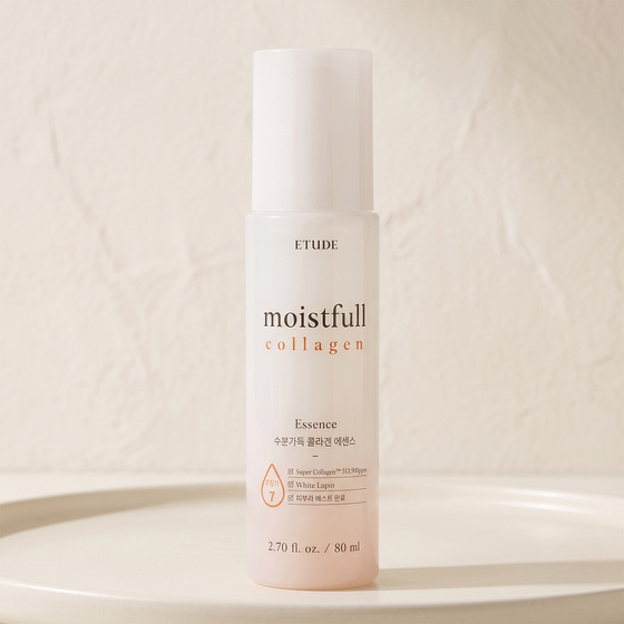 Etude House Moistfull Collagen Essence легка зміцнювальна есенція для обличчя з колагеном 80 мл