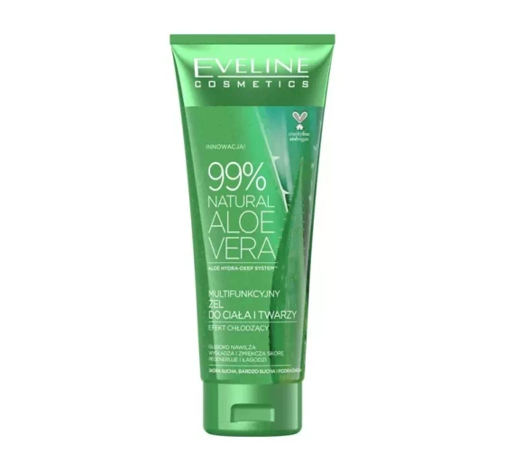 EVELINE 99% ALOE VERA МНОГОФУНКЦИОНАЛЬНЫЙ ГЕЛЬ С АЛОЭ ДЛЯ ЛИЦА И ТЕЛА 250МЛ