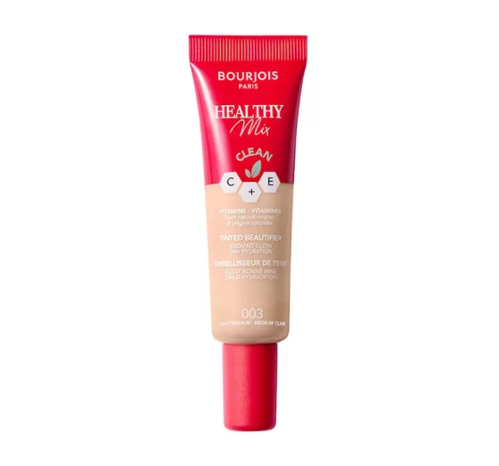 BOURJOIS HEALTHY MIX ЗВОЛОЖУВАЛЬНИЙ ТОНАЛЬНИЙ КРЕМ 003 LIGHT MEDIUM 30МЛ