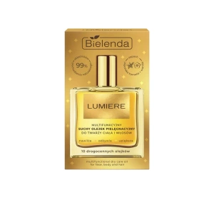 Bielenda Lumiere многофункциональное сухое масло для лица, тела и волос 50 мл