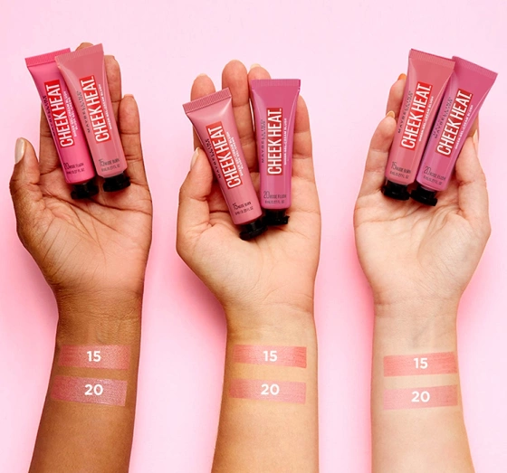 MAYBELLINE CHEEK HEAT РУМЯНА 35 BERRY FLAME 10МЛ