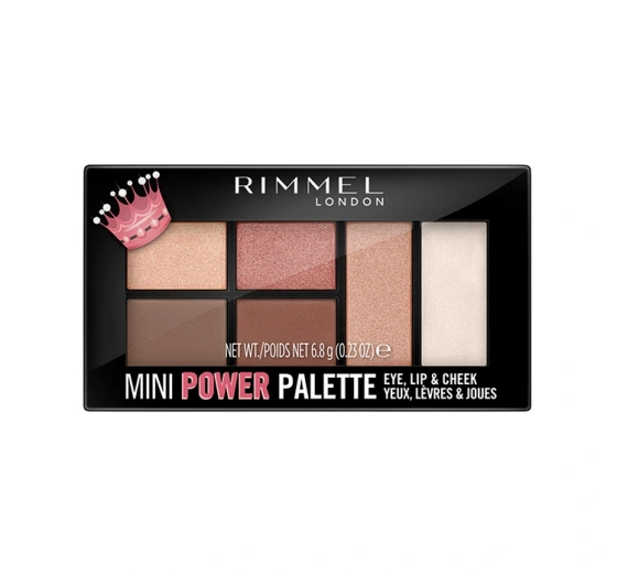 Rimmel Mini Power многофункциональная палетка для макияжа 003 Queen 6,8г