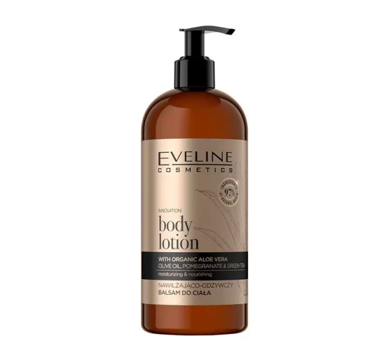 EVELINE ORGANIC GOLD BODY LOTION УВЛАЖНЯЮЩЕ-ПИТАТЕЛЬНЫЙ БАЛЬЗАМ ДЛЯ ТЕЛА 500МЛ