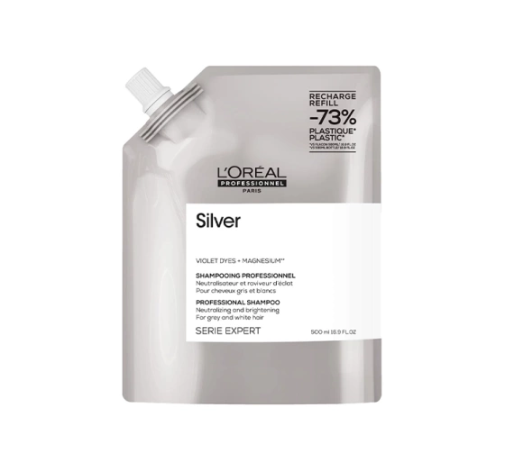 LOREAL PROFESSIONNEL SERIE EXPERT SILVER ШАМПУНЬ ДЛЯ ВОЛОС REFILL 500МЛ
