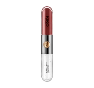   KIKO Milano Unlimited Double Touch двоетапна рідка помада 105 Scarlet Red 2x3мл