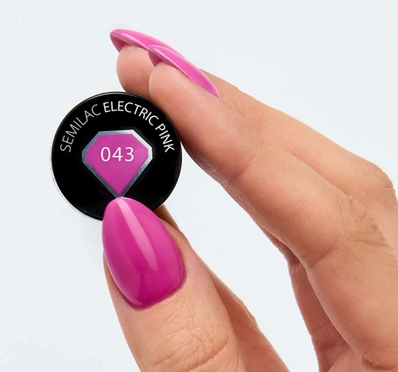 SEMILAC ГЕЛЬ-ЛАК UV ELECTRIC PINK 043