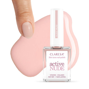 Claresa Active Nude класичний лак для нігтів Nude Muse, 9,5 мл