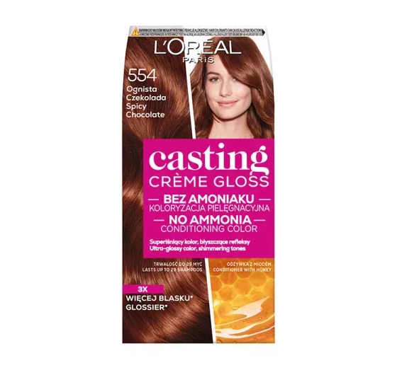 LOREAL CASTING CREME GLOSS 554 ВОГНЯНИЙ ШОКОЛАД