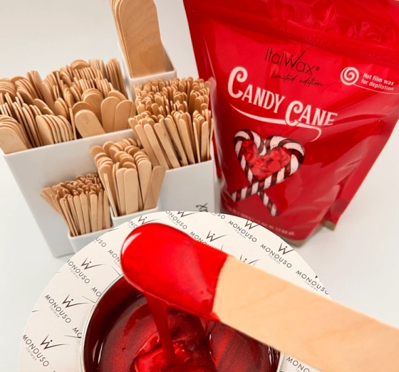 ItalWax твердий віск для депіляції в гранулах Candy Cane 500 г