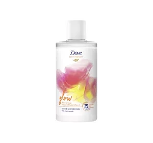 DOVE BATH THERAPY GLOW ГЕЛЬ ДЛЯ ДУША И ВАННЫ BLOOD ORANGE & SPICED RHUBARB 400МЛ