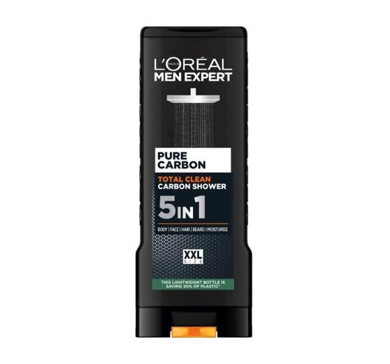 Loreal Men Expert Pure Carbon XXL очищаючий гель для душу 5в1 400 мл