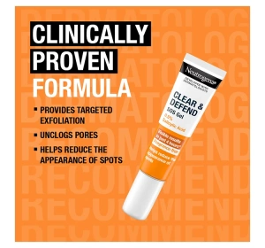 Neutrogena Clear&Defend SOS Gel 0,5% Salicylic Acid точечный гель для борьбы с недостатками кожи 15 мл