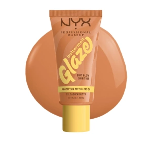 NYX Professional Makeup Buttermelt Glaze тональний крем SPF30 03 Cashew Butta 30 мл