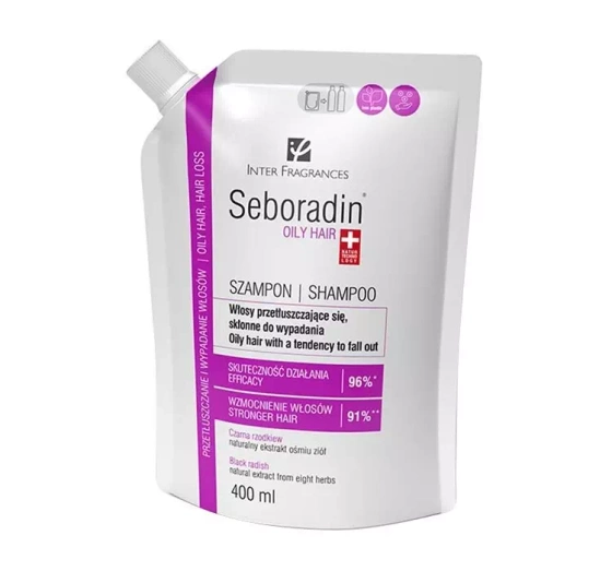 SEBORADIN OILY HAIR ШАМПУНЬ ДЛЯ ВОЛОССЯ REFILL 400МЛ