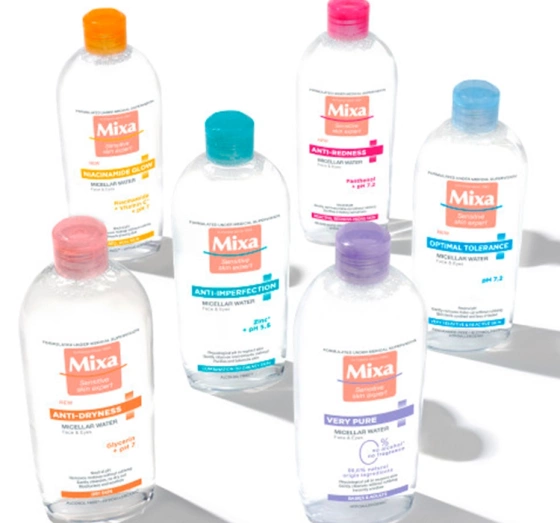 MIXA VERY PURE МИЦЕЛЛЯРНАЯ ЖИДКОСТЬ ДЛЯ ЛИЦА И ГЛАЗ ДЛЯ ВЗРОСЛЫХ И ДЕТЕЙ 400МЛ