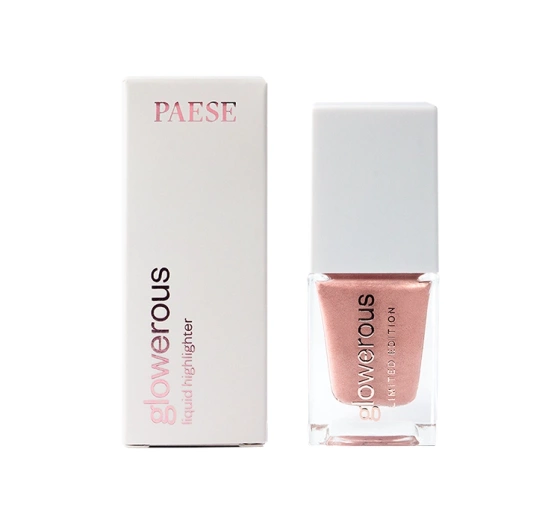 PAESE GLOWEROUS РІДКИЙ ХАЙЛАЙТЕР ДЛЯ ОБЛИЧЧЯ SPARKLE ROSE 16МЛ