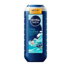 NIVEA MEN ULTRA CHARGE ГЕЛЬ ДЛЯ ДУША 3В1 ДЛЯ МУЖЧИН 250МЛ