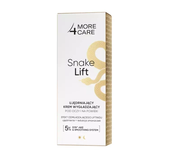 MORE4CARE SNAKE LIFT ЗМІЦНЮВАЛЬНО-РОЗГЛАДЖУВАЛЬНИЙ КРЕМ ПІД ОЧІ І ДЛЯ ПОВІК 35МЛ