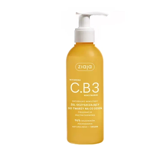 ZIAJA VITAMIN C. B3 NIACINAMIDE ОЧИЩАЮЩИЙ ГЕЛЬ ДЛЯ ЛИЦА 190МЛ