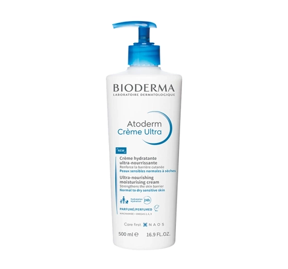 Bioderma Atoderm Ultra Perfumed ультраувлажняющий и укрепляющий крем для тела 500 мл