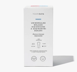 Your Kaya універсальні щоденні прокладки із загнутими боками 40 штук