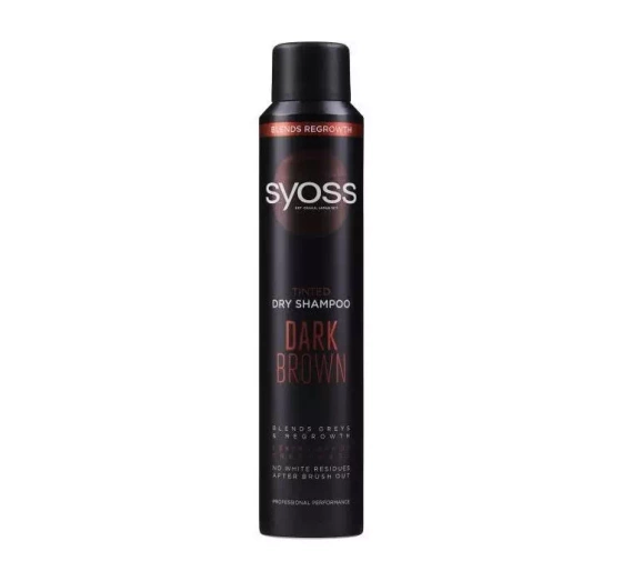 SYOSS TINTED DRY SHAMPOO DARK BROWN СУХОЙ ШАМПУНЬ 200 МЛ
