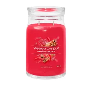 YANKEE CANDLE SIGNATURE АРОМАТИЧНА СВІЧКА SPARKLING CINNAMON 567Г