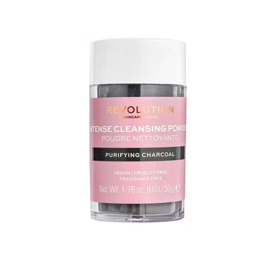 REVOLUTION SKINCARE INTENSE CLEANSING POWDER ОЧИЩАЮЩАЯ ПУДРА PURIFYING CHARCOAL 50Г