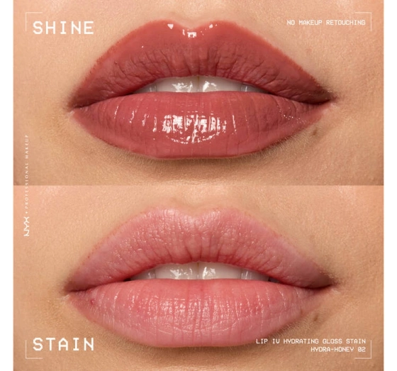 NYX Professional Makeup Lip IV Hydrating Gloss Serum зволожуючий блиск для губ 02 Hydra-Honey 5мл