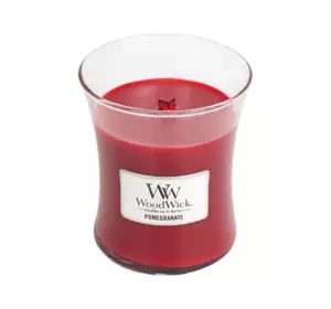WOODWICK MEDIUM JAR CANDLE АРОМАТИЧЕСКАЯ СВЕЧА POMEGRANATE 275Г