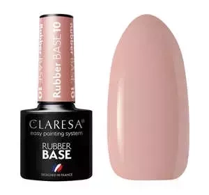 CLARESA RUBBER BASE КАУЧУКОВАЯ БАЗА ДЛЯ ГЕЛЬ-ЛАКА 10 5МЛ