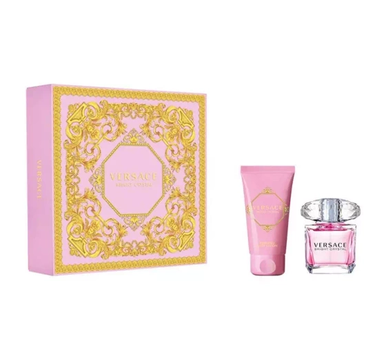 VERSACE BRIGHT CRYSTAL НАБІР ТУАЛЕТНА ВОДА СПРЕЙ 30МЛ + БАЛЬЗАМ ДЛЯ ТІЛА 50МЛ