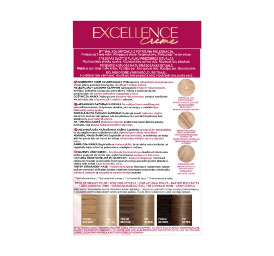 LOREAL EXCELLENCE CREME 9.1 СВЕТЛЫЙ ПЕПЕЛЬНЫЙ БЛОНД