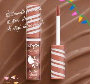 NYX Professional Makeup Butter Gloss Swirl блиск для губ 02 Hot Cocoa Swirl 8мл