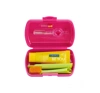 CURAPROX PINK TRAVEL SET ЗУБНА ЩІТКА + ЗУБНА ПАСТА 10МЛ + 2 МІЖЗУБНІ ЩІТКИ