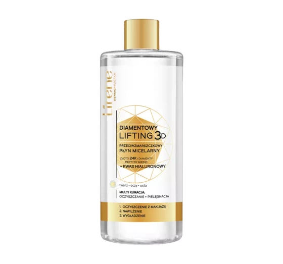 LIRENE DERMOPROGRAM DIAMOND LIFTING 3D МІЦЕЛЯРНА ВОДА 400МЛ