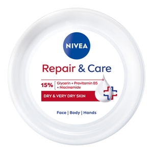 NIVEA REPAIR & CARE ЗВОЛОЖУЮЧЕ-ВІДНОВЛЮЮЧИЙ КРЕМ ДЛЯ ТІЛА, ОБЛИЧЧЯ ТА РУК 400 МЛ