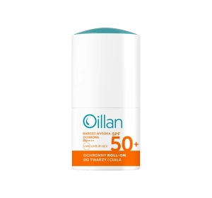 Oillan солнцезащитный roll-on SPF50+ для лица и тела для чувствительной кожи 50 мл