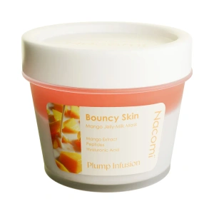 Nacomi Bouncy Skin Mango Jelly Milk Mask Plump Infusion зміцнювальна маска для обличчя 80 мл