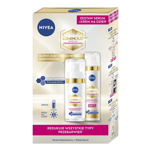 NIVEA 2 Pack Cellular Luminous630 набор косметики для ухода за лицом дневной крем + сыворотка