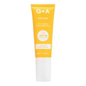 Q+A Peptide солнцезащитный крем для лица SPF50 с пептидами против морщин 50 мл