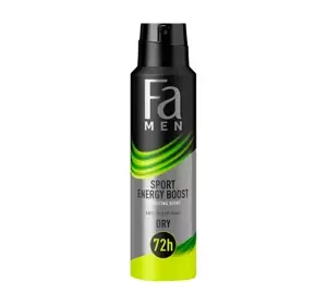 FA MEN SPORT ENERGY BOOST АНТИПЕРСПИРАНТ-СПРЕЙ ДЛЯ МУЖЧИНЫ 150МЛ