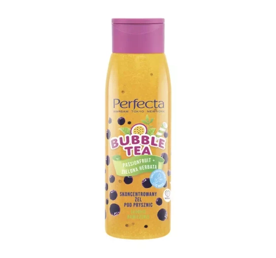 PERFECTA BUBBLE TEA КОНЦЕНТРИРОВАННЫЙ ГЕЛЬ ДЛЯ ДУША PASSIONFRUIT + ЗЕЛЕНЫЙ ЧАЙ 400Г