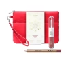 KIKO Milano Snow-Kissed Holiday My Perfect Combo подарочный набор для макияжа губ 02 помада для губ Unlimited Double Touch 121 6 мл + карандаш контурный для губ Creamy Colour 10 1,2 г + косметичка