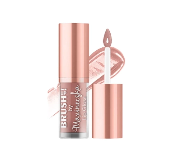 Brush Up блиск для губ з криючою формулою та кремовим блиском 03 Caramel Nude 3,8г