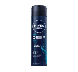 NIVEA MEN DEEP BLACK CARBON BEAT АНТИПЕРСПІРАНТ-СПРЕЙ 150МЛ