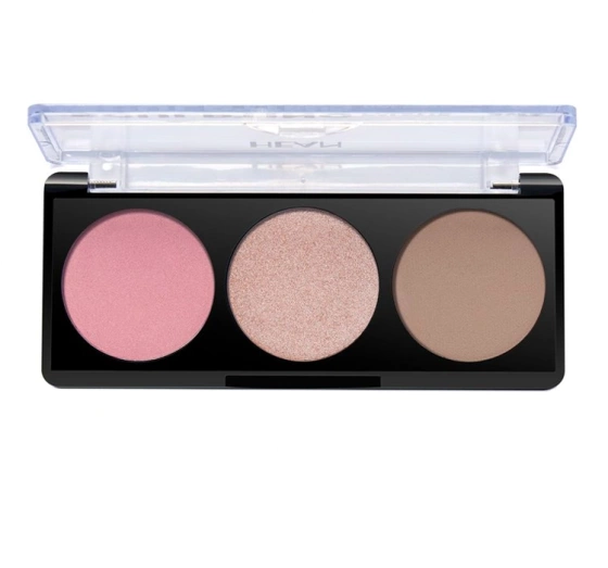 Hean Sculpting Palette 3в1 палетка для контурирования лица 02 9 г