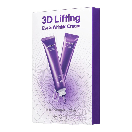 Bioheal Boh Probioderm 3D Lifting Eye & Wrinkle Cream антивозрастной крем для кожи вокруг глаз с коллагеном, 2 x 25 мл