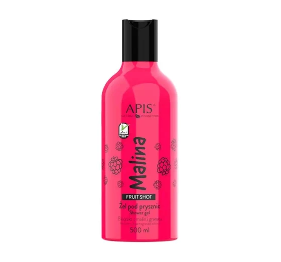 Натисніть на картинку, щоб її збільшити APIS FRUIT SHOT ВЕГАНСЬКИЙ ГЕЛЬ ДЛЯ ДУШУ МАЛИНА 500МЛ