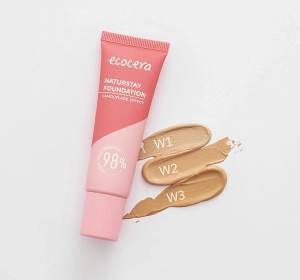 ECOCERA NATURSTAY CAMOUFLAGE EFFECT ТОНАЛЬНИЙ ЗАСІБ ДЛЯ ОБЛИЧЧЯ W1 SHELL 30МЛ